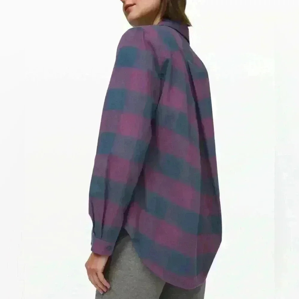 Lululemon Full Day Ahead Shirt
Revive Plaid Night Diver Galactic Grape - Picture 4 of 11